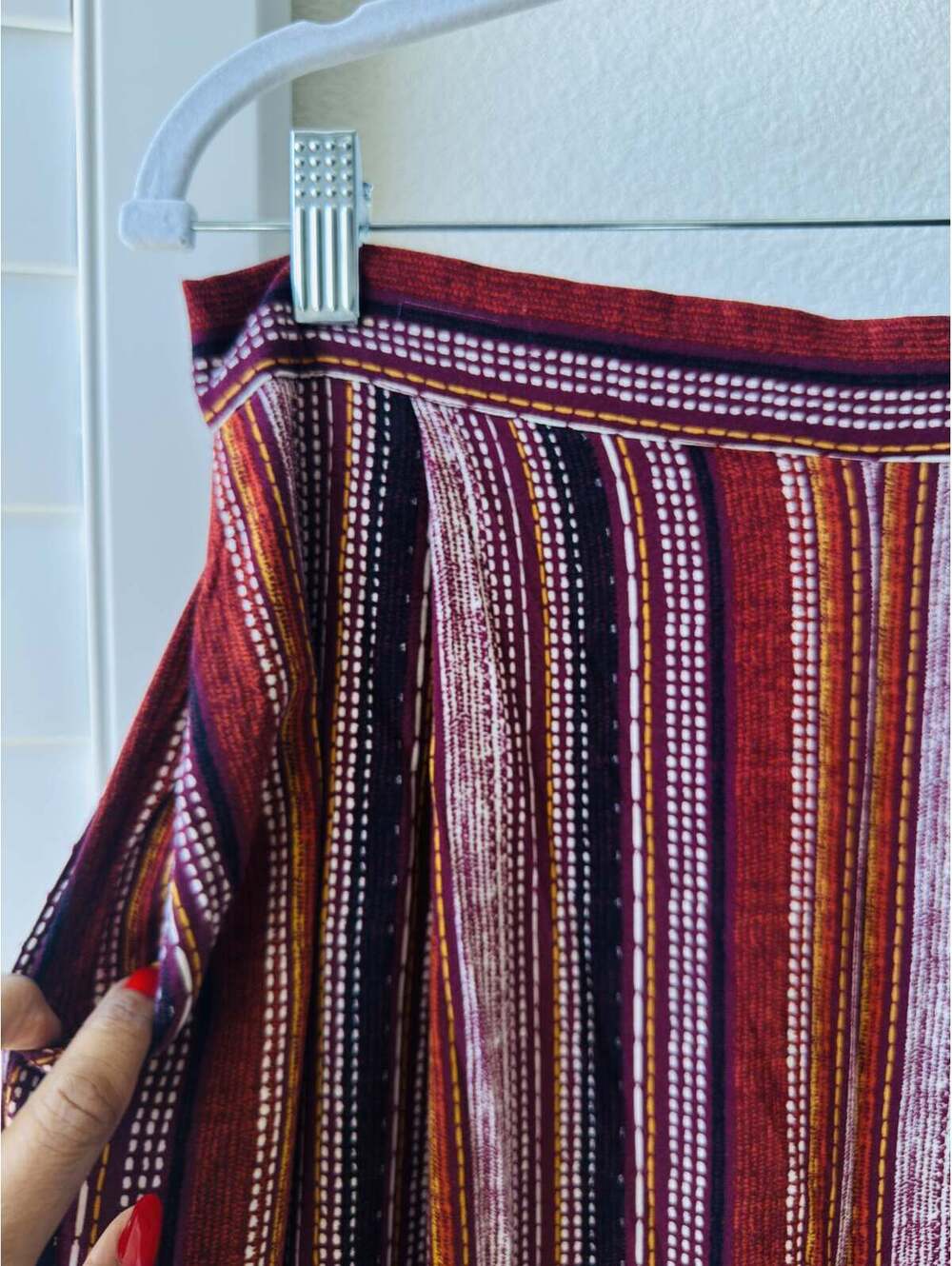 Band of Gypsies Striped Wide Leg Pants Size L - Picture 5 of 7